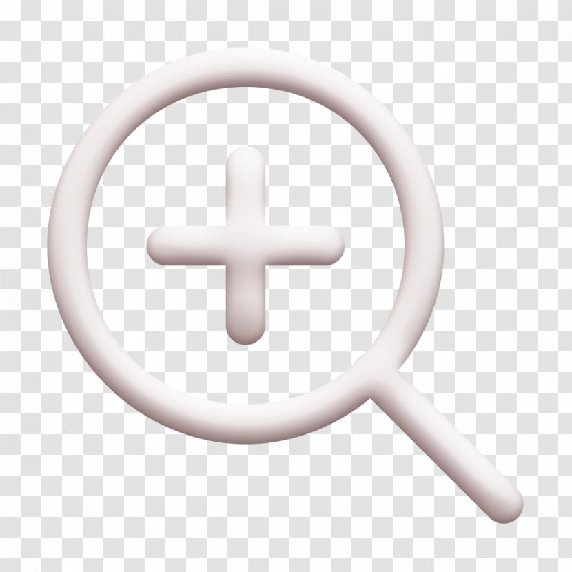 In Icon Magnifier Plus - Sign - Cross Transparent PNG