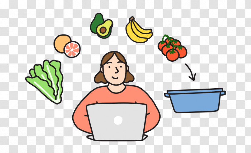 Cartoon Sharing Conversation Junk Food Child Transparent PNG