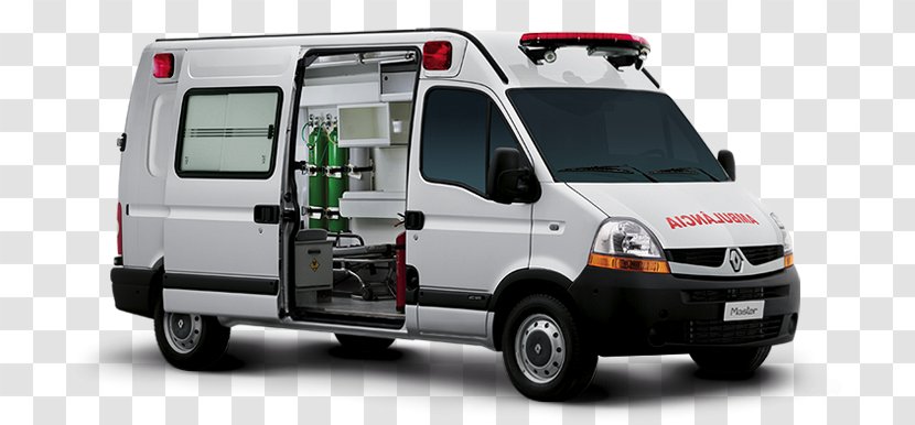 Intensive Care Unit Ambulance Vehicle Renault Master - Book - Car Transparent PNG