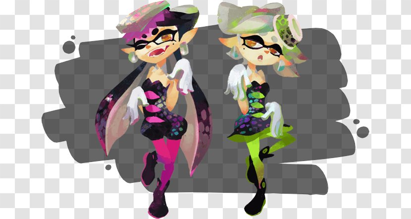 Splatoon 2 Video Games Wii U Nintendo - Inkling Squid Transparent PNG