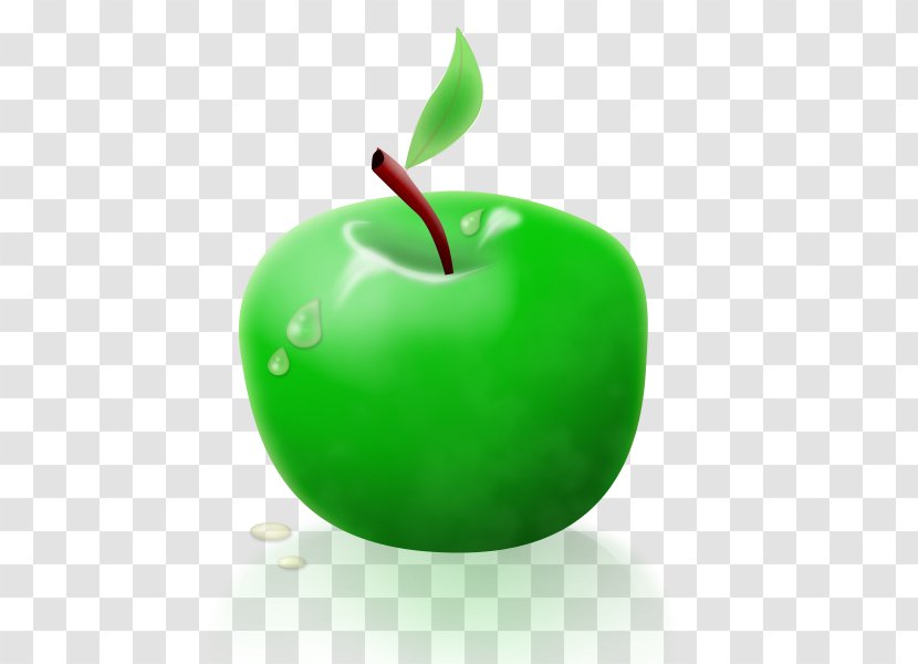 Granny Smith Green Apple - Fruit - Crystal Transparent PNG