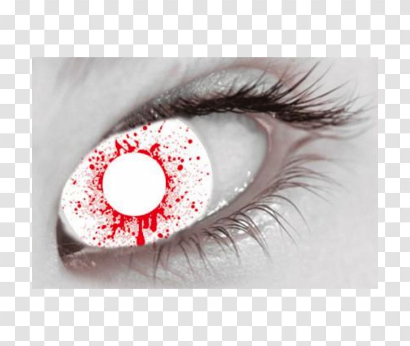 Special Effects Halloween Contact Lenses Eye Color - Eyelash Transparent PNG