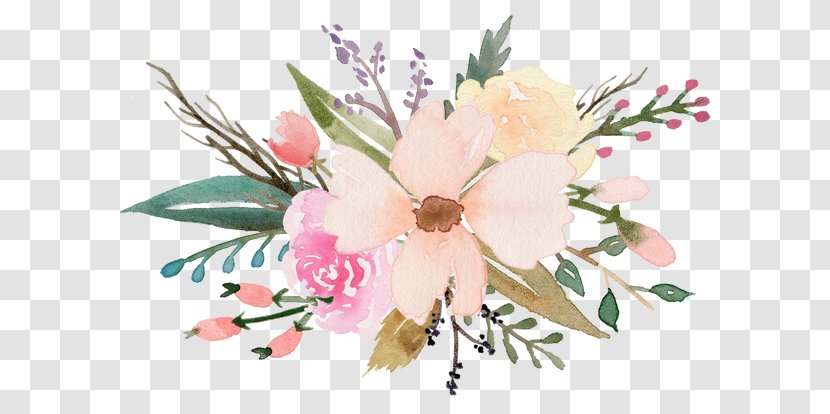 Clip Art Watercolor Painting Graphics Image Floral Design Transparent PNG