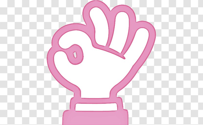 Heart Logo - Finger - Pink Barney Friends Transparent PNG