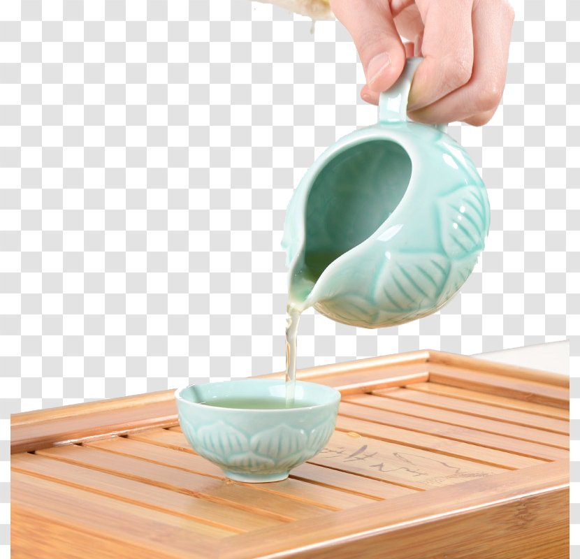 Tea Celadon Porcelain - Teaware - Dutch Rhyme Transparent PNG