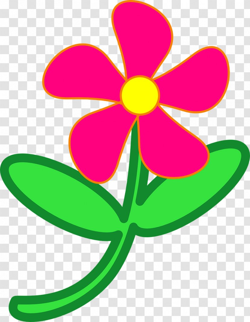 Pink Flowers Red Clip Art - Animation - Daisy Transparent PNG