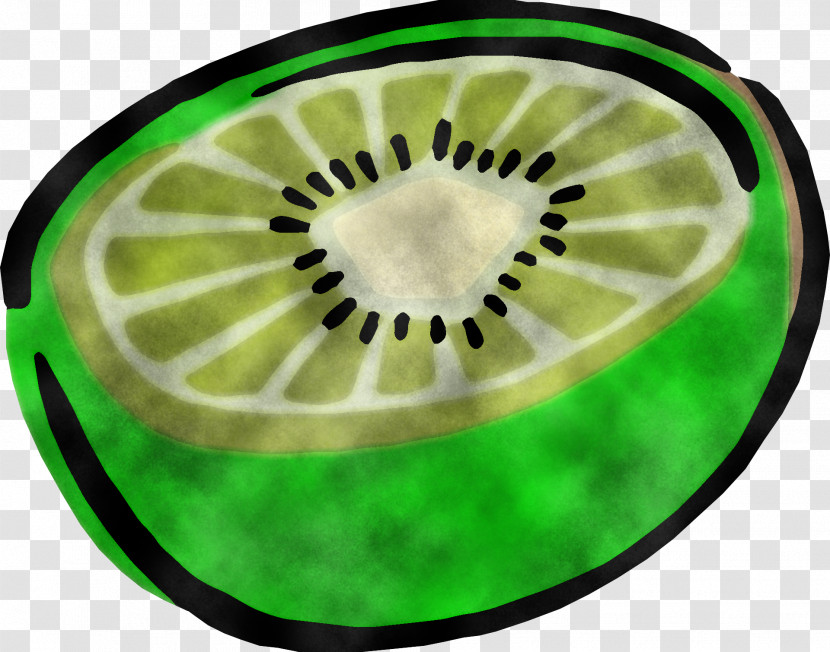 Kiwifruit Green Fruit Plant Rim Transparent PNG