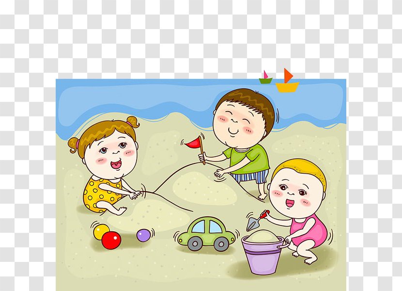 Child Make Believe Sand Play - Art - Children Transparent PNG