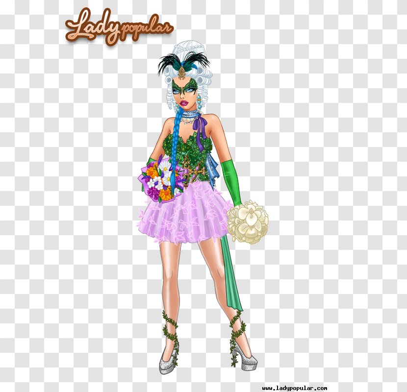 Lady Popular Costume Clown Character Doll Transparent PNG