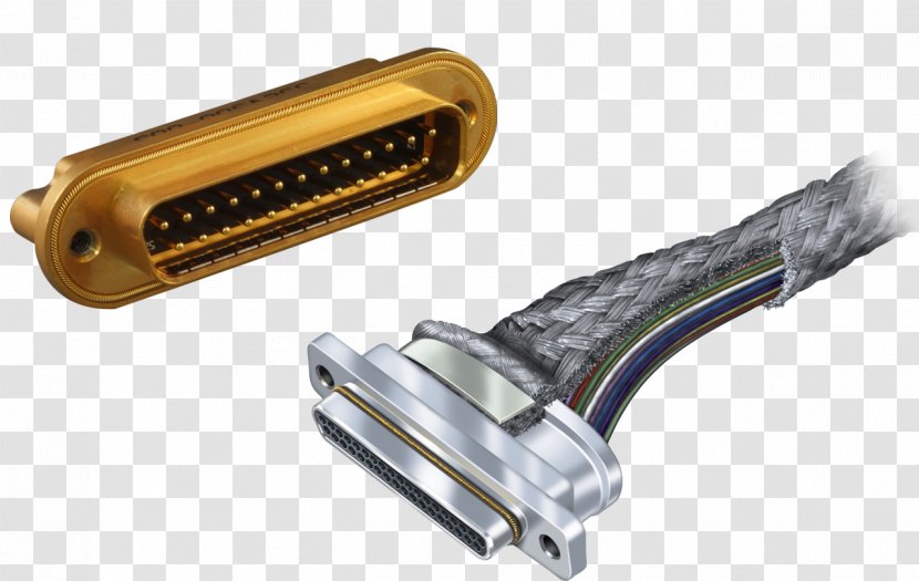 Electrical Cable Connector DIN Electromagnetic Shielding D-subminiature - Shielded - Glenair Transparent PNG