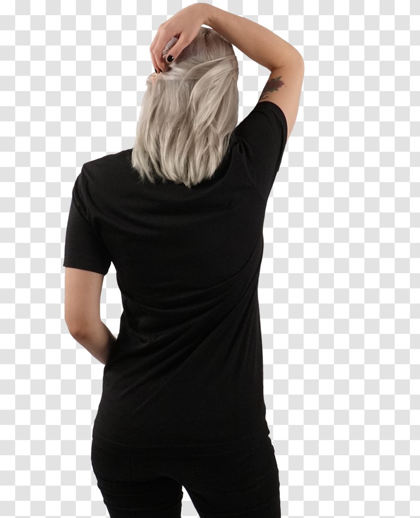 Sleeve T-shirt Shoulder Outerwear Black M - T Shirt Transparent PNG