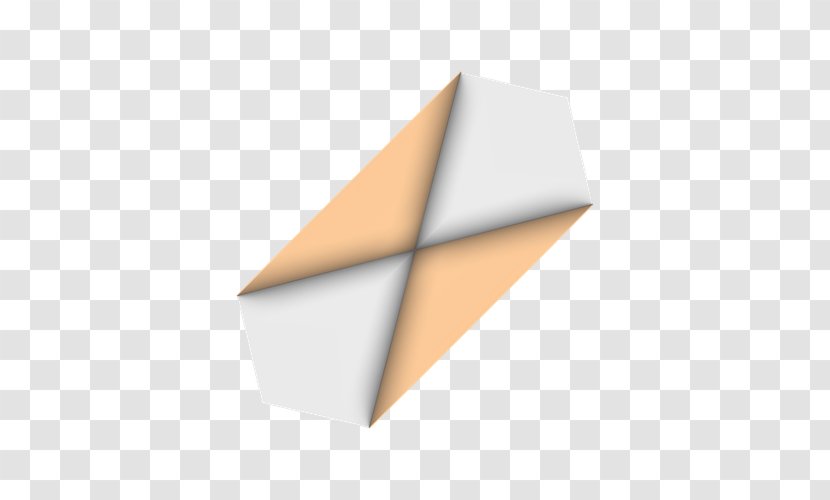 Line Triangle Material - Folded Paper Boat In Water Transparent PNG