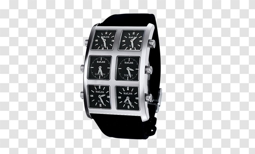 Watch Clock Stainless Steel Bracelet Diamond - Silver - Apple Chevron Print Transparent PNG