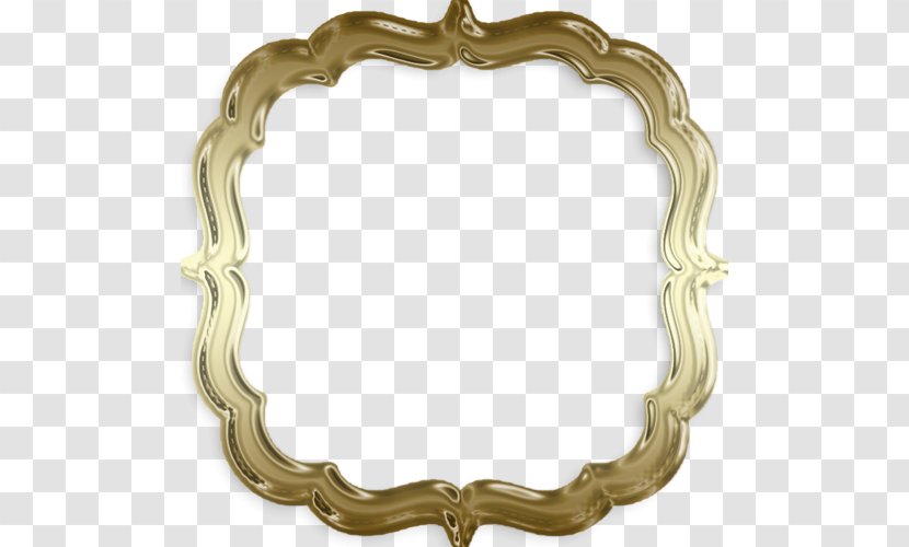01504 Brass Mirror Oval - Metal Transparent PNG