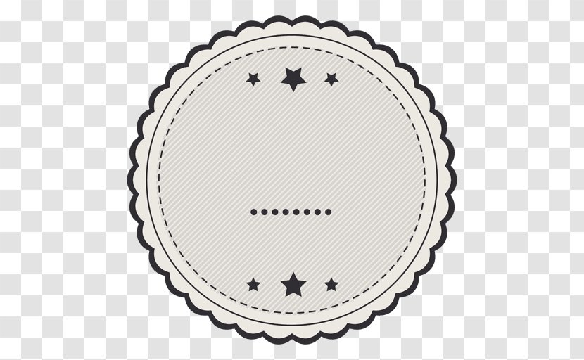 Clip Art - Black - Badge Vector Transparent PNG