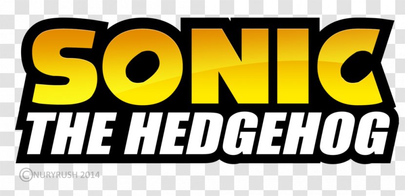 Logo Yellow Silver Brand Font - Sonic The Hedgehog - 2 Transparent PNG