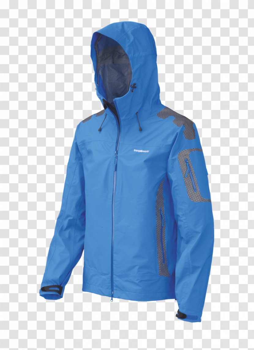 Gore-Tex Hoodie Jacket Parka Outerwear - Blue Transparent PNG