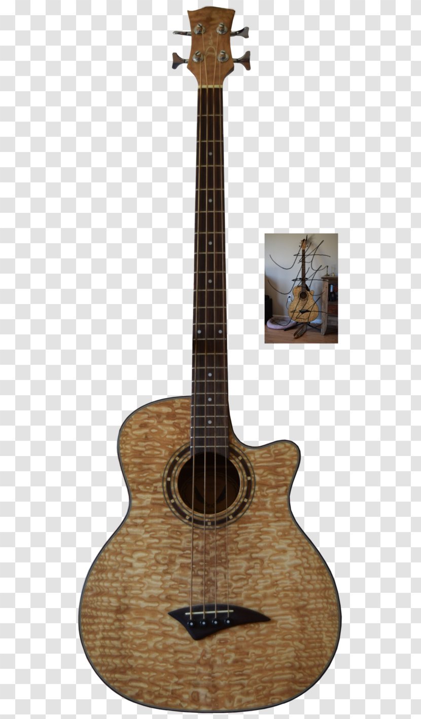 Acoustic Guitar Bass Acoustic-electric Cuatro Cavaquinho - Cartoon Transparent PNG