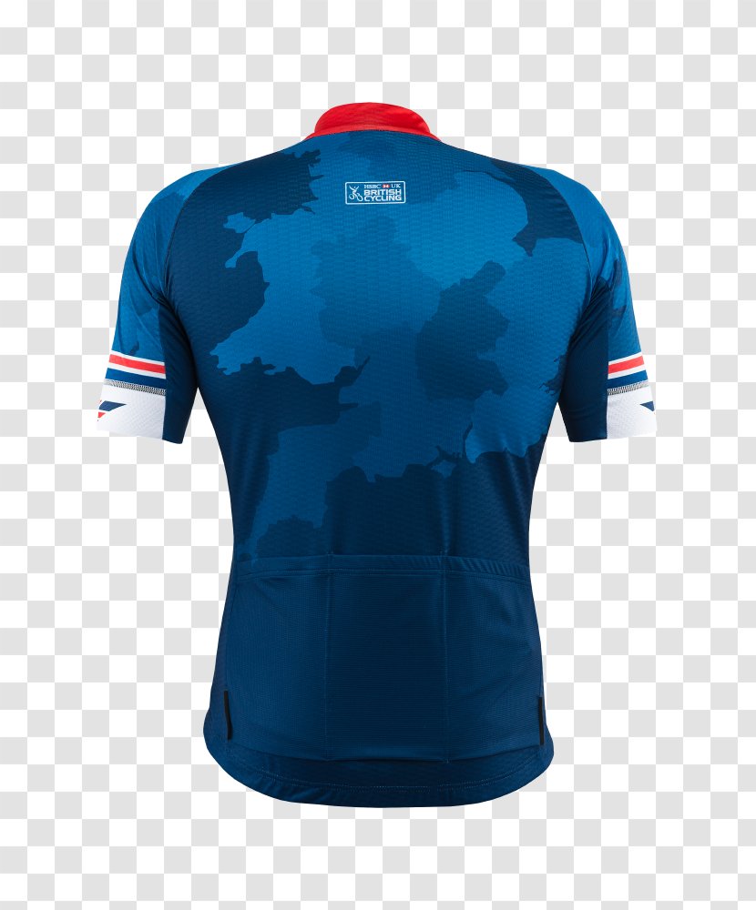 Cycling Jersey T-shirt Blue Tracksuit - Clothing Transparent PNG