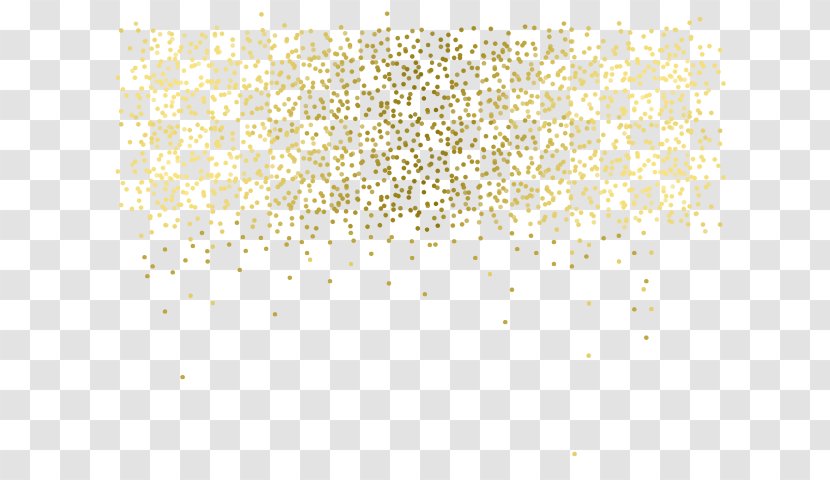 Gold Confetti Background - Silver - Yellow Web Design Transparent PNG