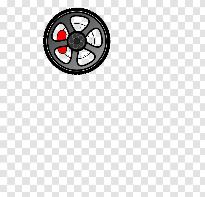 Car Wheel Rim Clip Art - Brakes Clipart Transparent PNG