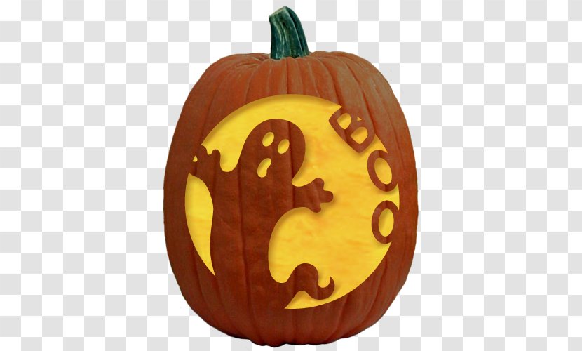 Jack-o'-lantern Halloween Pumpkins Carving Pattern - Template - Pumpkin Transparent PNG