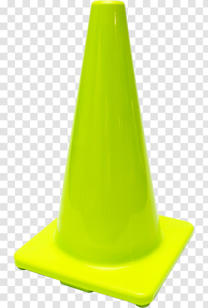 Traffic Cone Green Lime - Light - Cones Transparent PNG