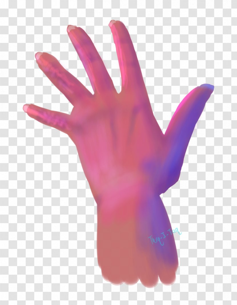 Hand Model Nail Glove Thumb - Finger Transparent PNG