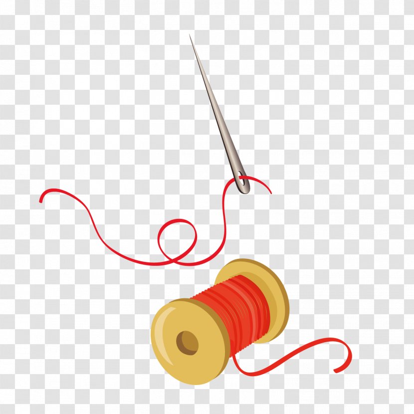 Sewing Needle Euclidean Vector - Technology - Pattern Material And Thread Live Transparent PNG