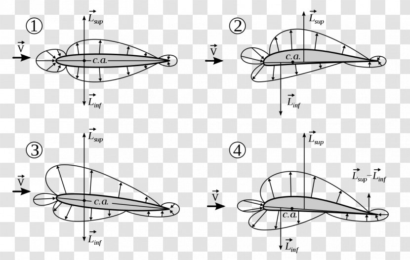 Airfoil Center Of Pressure Aerodynamic Lift - Tree - Frame Transparent PNG