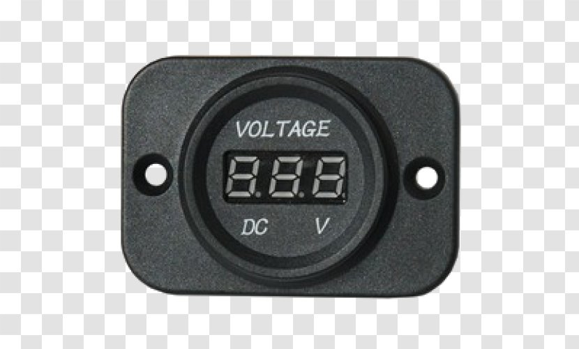 Gauge Voltmeter Car Battery Charger Electric Potential Difference - Hardware Transparent PNG
