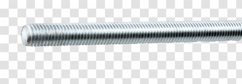Fastener Steel Cylinder - Threaded Rod Transparent PNG