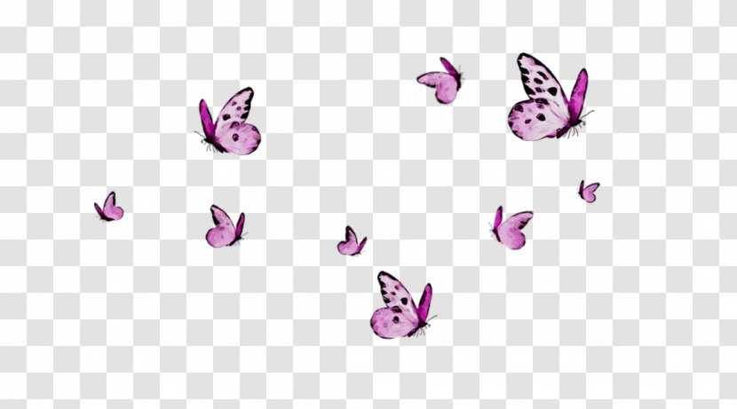 Font Body Jewellery Pink M Human - Purple - Butterfly Transparent PNG