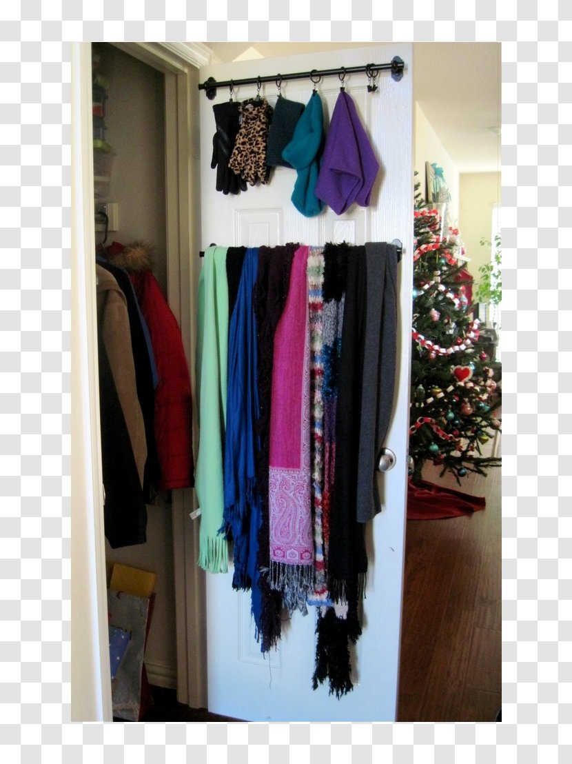 Towel Scarf Closet Organization Hat - Purple Transparent PNG