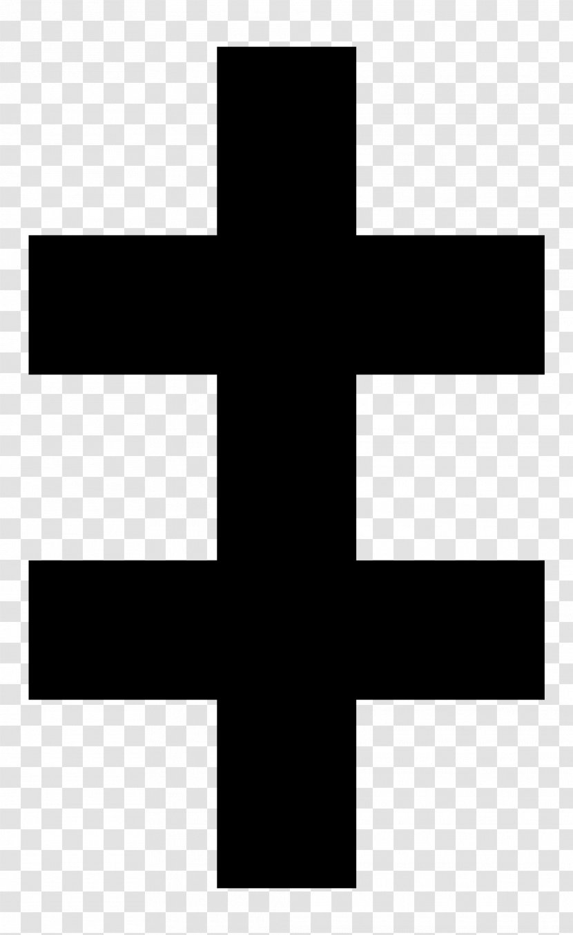 Two-barred Cross Christian Crosses In Heraldry Patriarchal - Russian Orthodox - Lines Transparent PNG