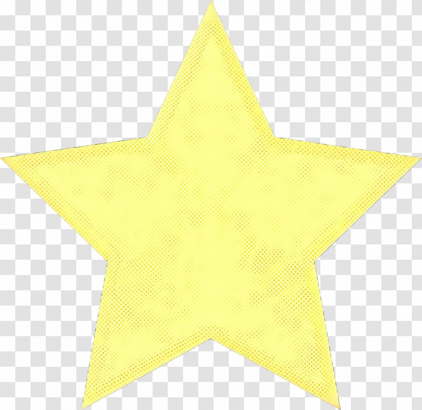 Yellow Star - Wednesday Transparent PNG