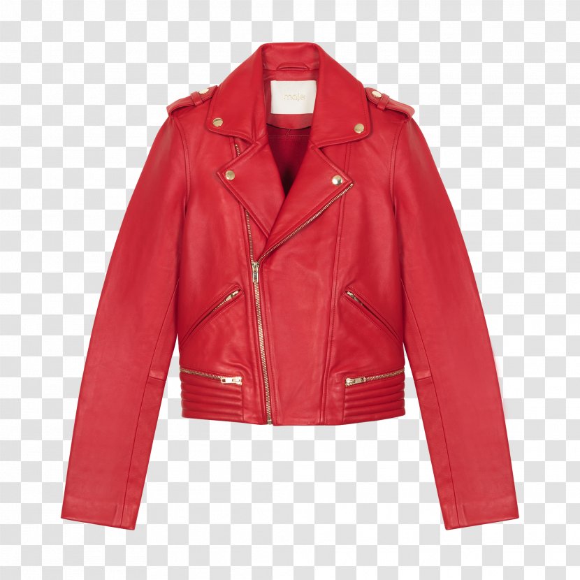 Leather Jacket Flight Coat Blouson Transparent PNG