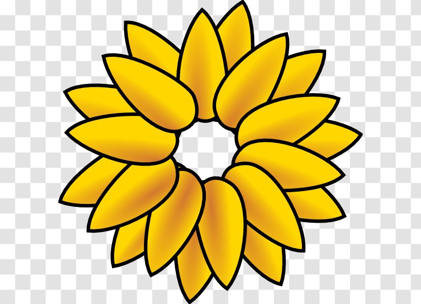 Common Sunflower Clip Art - Cut Flowers - Small Daisy Transparent PNG