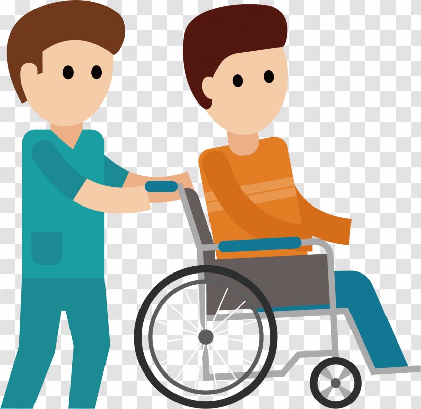 Wheelchair Disability Illustration - Boy - Motion Vector Transparent PNG