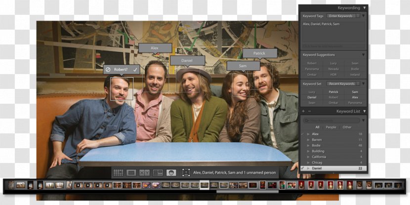 Adobe Lightroom Creative Cloud Digital Photography The Photoshop Book - Facial Recognition Transparent PNG