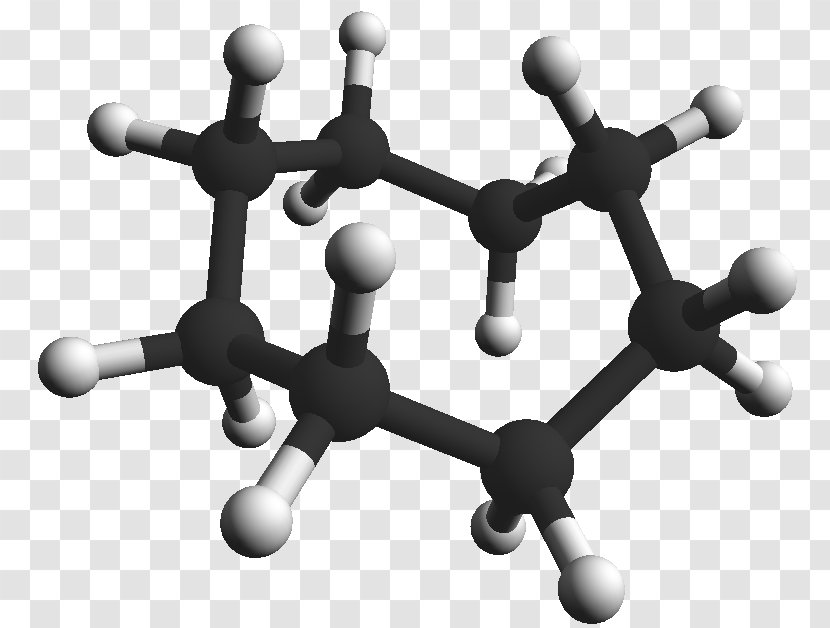 Cyclooctane Cycloalkane Conformational Isomerism Cyclononane - Molecule Transparent PNG