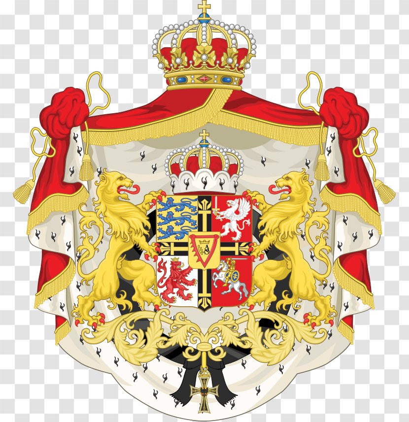 Coat Of Arms Denmark Crest Royal Highness Monarch - Flag Shiva Load Orange Transparent PNG