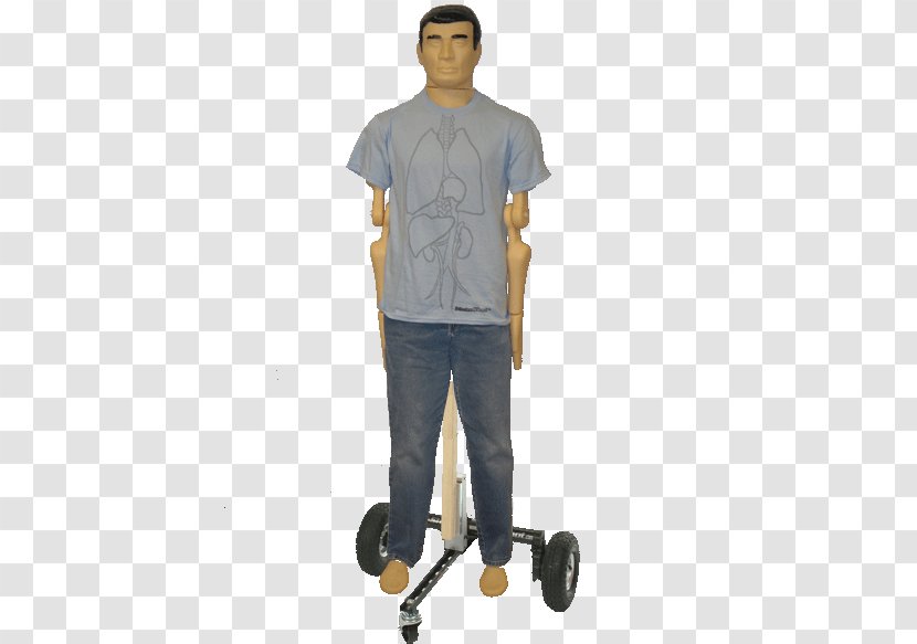 T-shirt Shoulder Sleeve Jeans - T Shirt - Robot Wheels Transparent PNG