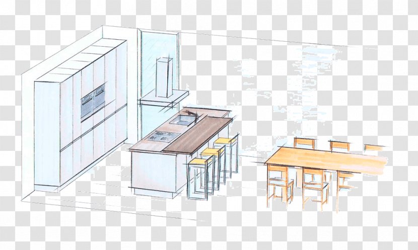 Kitchen Architecture Living Room House - Home - Design Transparent PNG