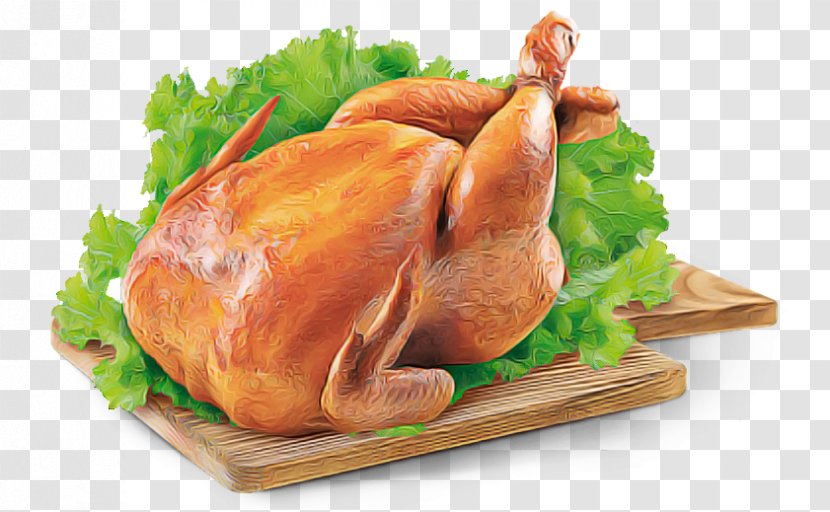 Hendl Food Turkey Meat Dish Duck - Roast Goose Transparent PNG