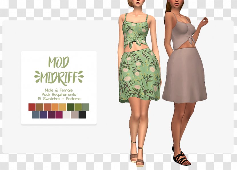 The Sims 4: Get Together Dress Clothing - Heart Transparent PNG