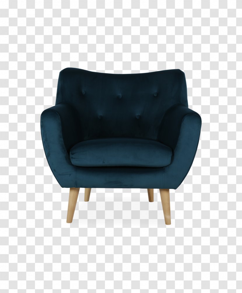 Club Chair Couch Velvet Armrest Comfort - Tree Rattan Transparent PNG