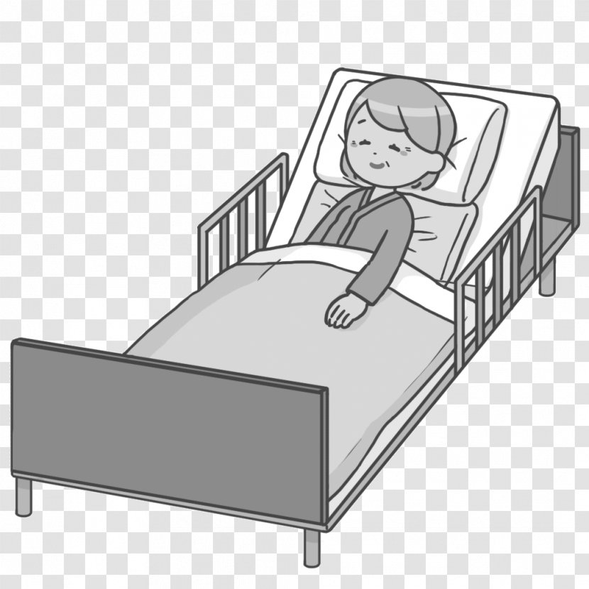 Old Age Bedridden Grandfather Grandmother - Furniture - Bed Transparent PNG