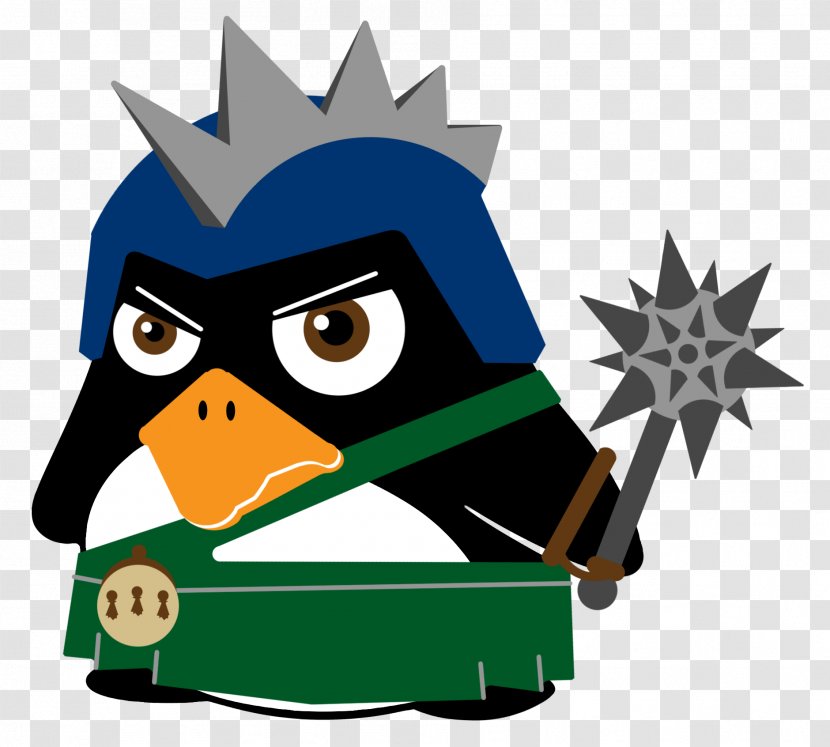 Penguin Flightless Bird AppImage Linux - Ubuntu Transparent PNG