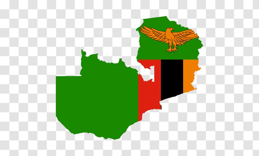 Flag Of Zambia National Map Transparent PNG